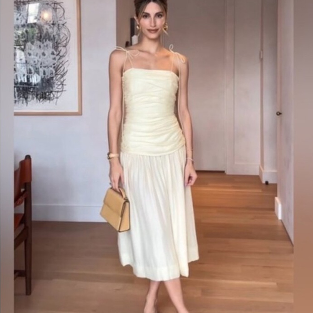Zara Draped Midi Dress